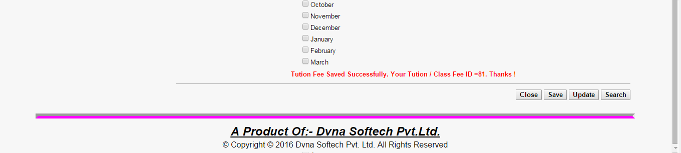 Tution Fee Collection Page DVNASMS2016