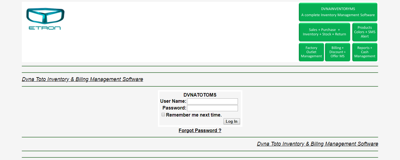 Toto-Inventory-And-Billing-Management-Login