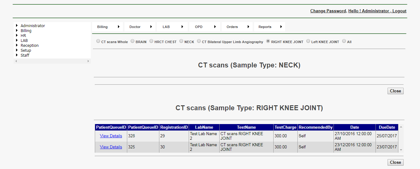 DVNAPMS CT scans RIGHT KNEE JOINT Grid Page